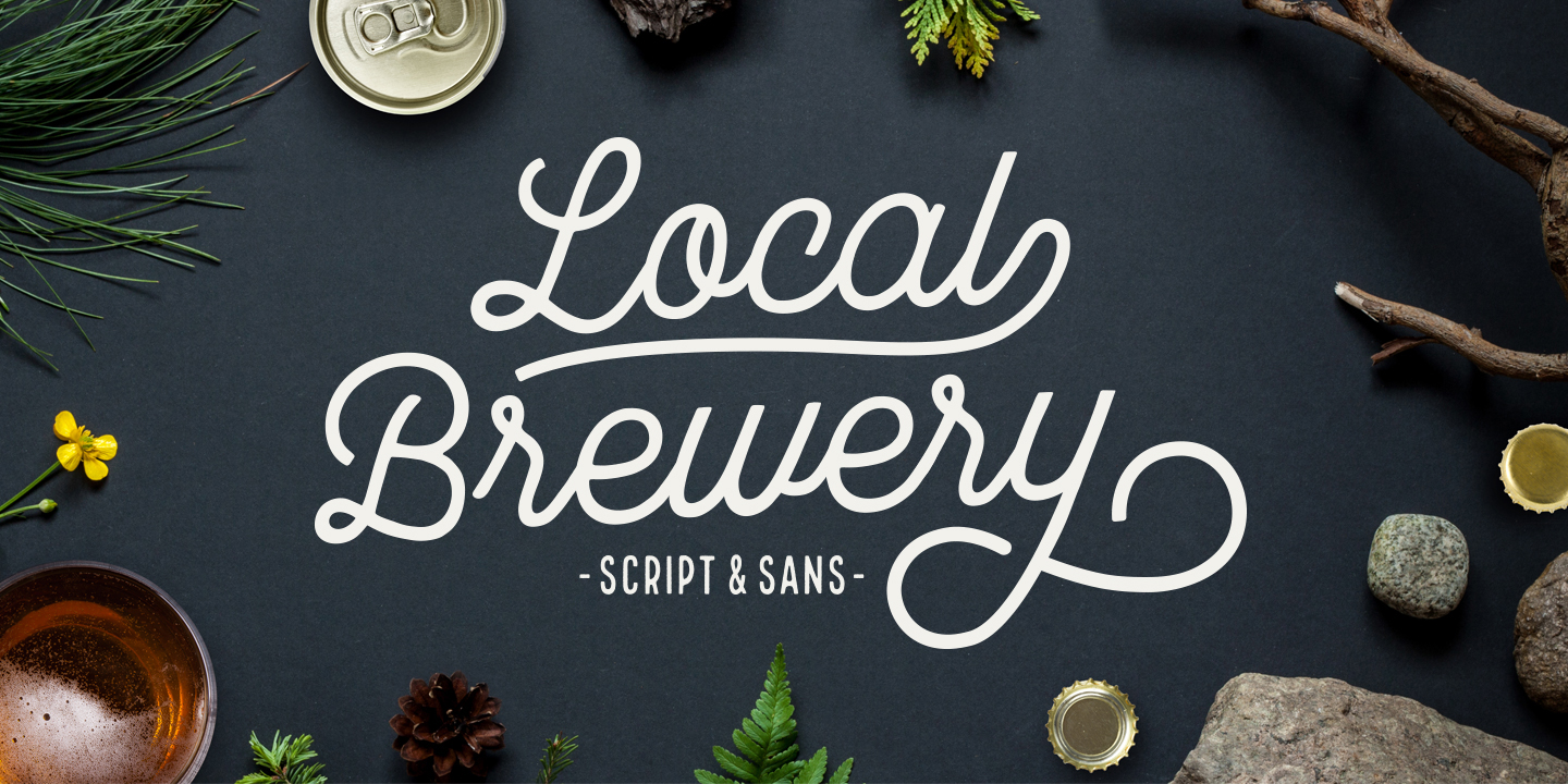 Example font Local Brewery #1